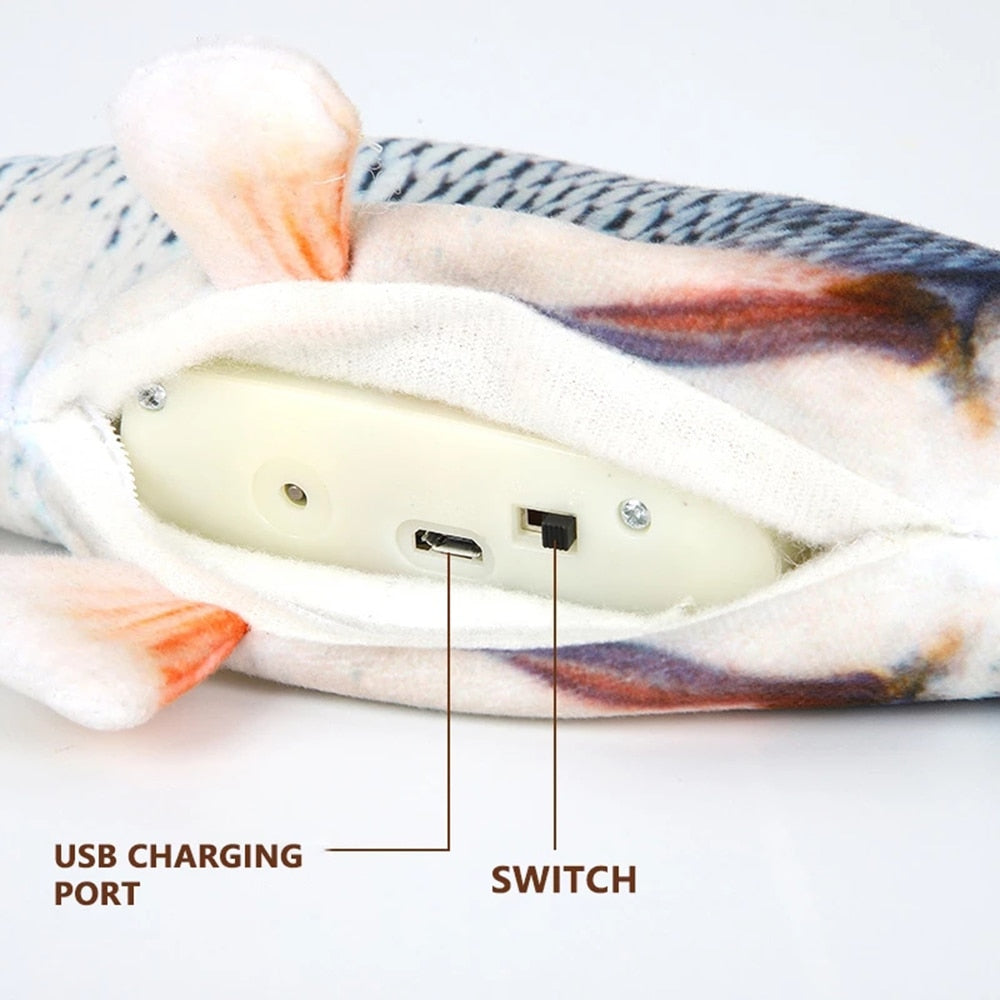 Exciting Interactive USB Rechargeable Fish Toy for Cats