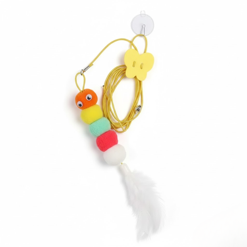 Exciting Hanging Door Elastic Rope Cat Toy for Active Playtime