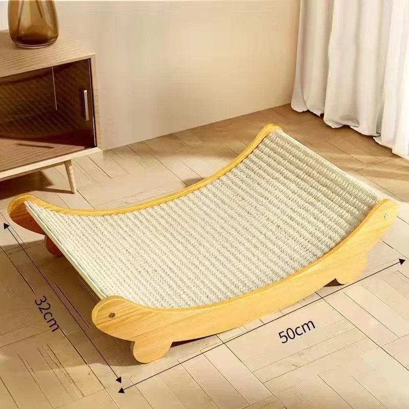 Durable Cat Scratching Bed - Corrugated Cardboard Lounge for Indoor Kittens & Cats - Protect Your Furniture!