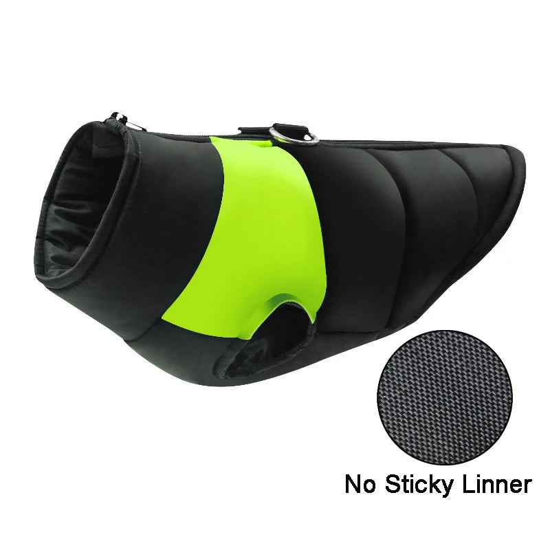 Padded Winter Warm Dog Clothes Waterproof Pet Vest Zipper Jacket for Small Medium Large Dogs Pug Chihuahua French Bulldog Coat