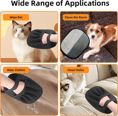 Revolutionary Pet Hair Remover Glove - Effortlessly Banish Pet Fur from Furniture, Clothes, and More!