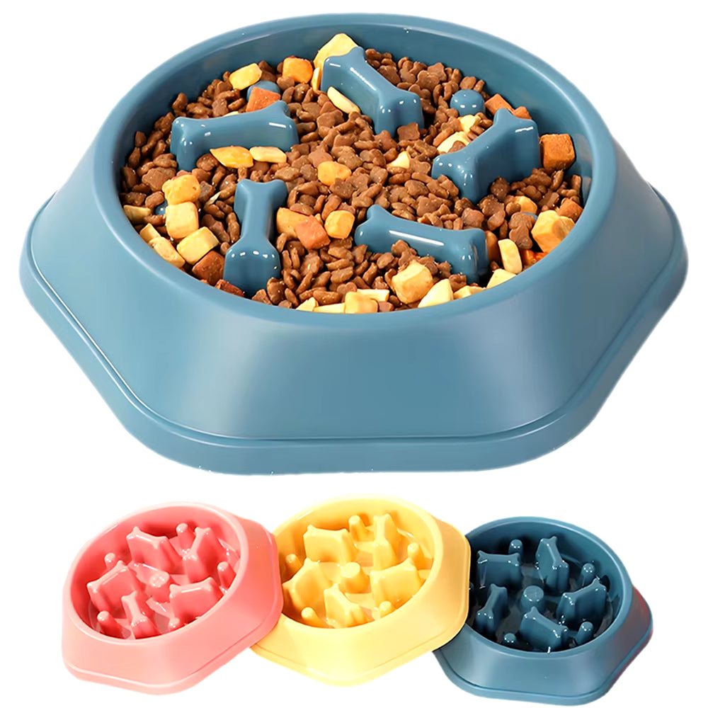 Revolutionary Slow Feeder Dog Bowl: Anti-Choking, Non-Slip Design for Healthy Eating - Perfect for Small to Medium Breeds!
