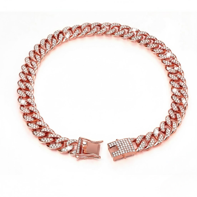 Dog Chain Collar Diamond