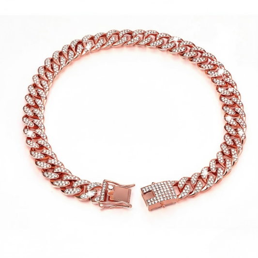 Dog Chain Collar Diamond