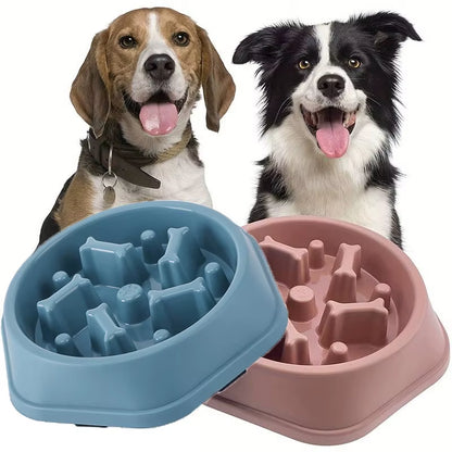 Revolutionary Slow Feeder Dog Bowl: Anti-Choking, Non-Slip Design for Healthy Eating - Perfect for Small to Medium Breeds!