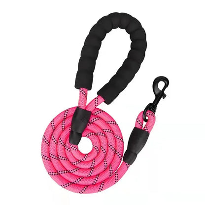 Durable Reflective Dog Leash for All Breeds - Perfect for Big, Small, and Medium Dogs!