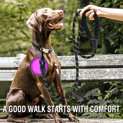 Durable Reflective Dog Leash for All Breeds - Perfect for Big, Small, and Medium Dogs!