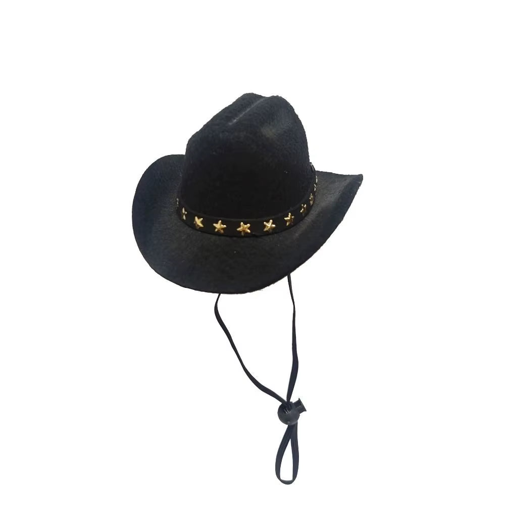Adjustable Funny Pet Dog Hat Outdoor Summer Pet Accessories Dogs Cats Headwear Cowboy Hats Dog Cat