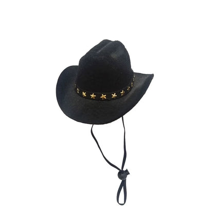 Adjustable Funny Pet Dog Hat Outdoor Summer Pet Accessories Dogs Cats Headwear Cowboy Hats Dog Cat