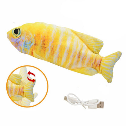 Exciting Interactive USB Rechargeable Fish Toy for Cats