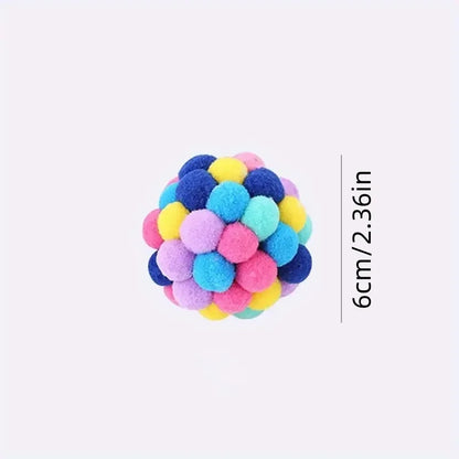 Colorful Woolen Ball For pets