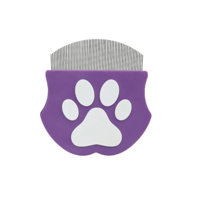 Ultimate Pet Grooming Comb - Effortlessly Remove Fleas with Our Curved Mini Brush for Dogs and Cats