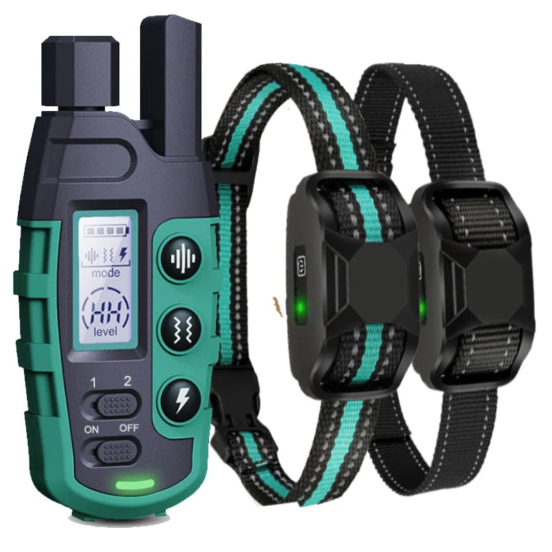 3300Ft Waterproof Electric Dog Training Collar with Remote Control - Perfect for Puppies and Dogs 5-120Lbs with Shock and Vibration Features