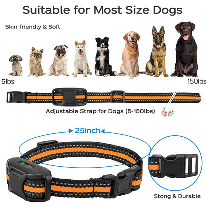 3300Ft Waterproof Electric Dog Training Collar with Remote Control - Perfect for Puppies and Dogs 5-120Lbs with Shock and Vibration Features