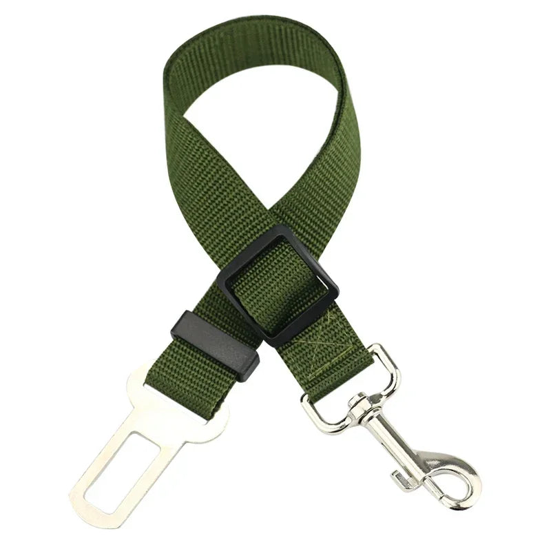 Secure Your Pet's Safety with Our Adjustable Dog and Cat Car Seat Belt - Perfect for Travel!