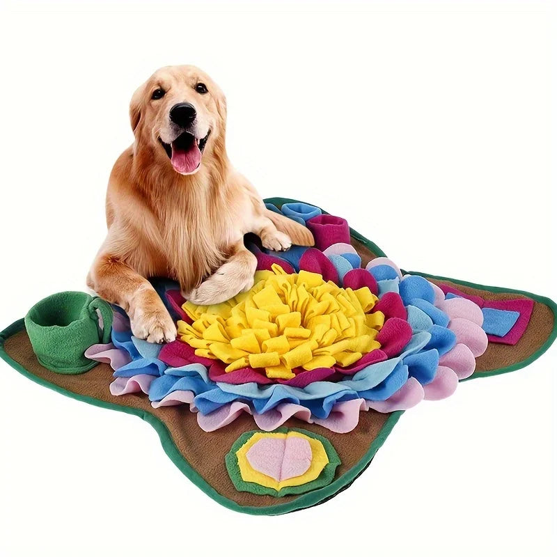 Interactive Pet Sniffing Training Mat for Dogs and Cats - Eco-Friendly, Stress Relief, and Bite Resistant Slow Food Blanket