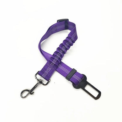 Secure Your Pet's Safety with Our Adjustable Dog and Cat Car Seat Belt - Perfect for Travel!