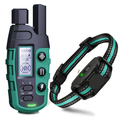 3300Ft Waterproof Electric Dog Training Collar with Remote Control - Perfect for Puppies and Dogs 5-120Lbs with Shock and Vibration Features