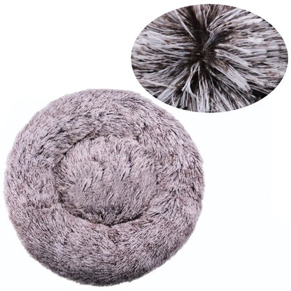 Cozy & Stylish Round Pet Bed for Large Dogs and Cats - Super Soft Plush Winter Sleeping House