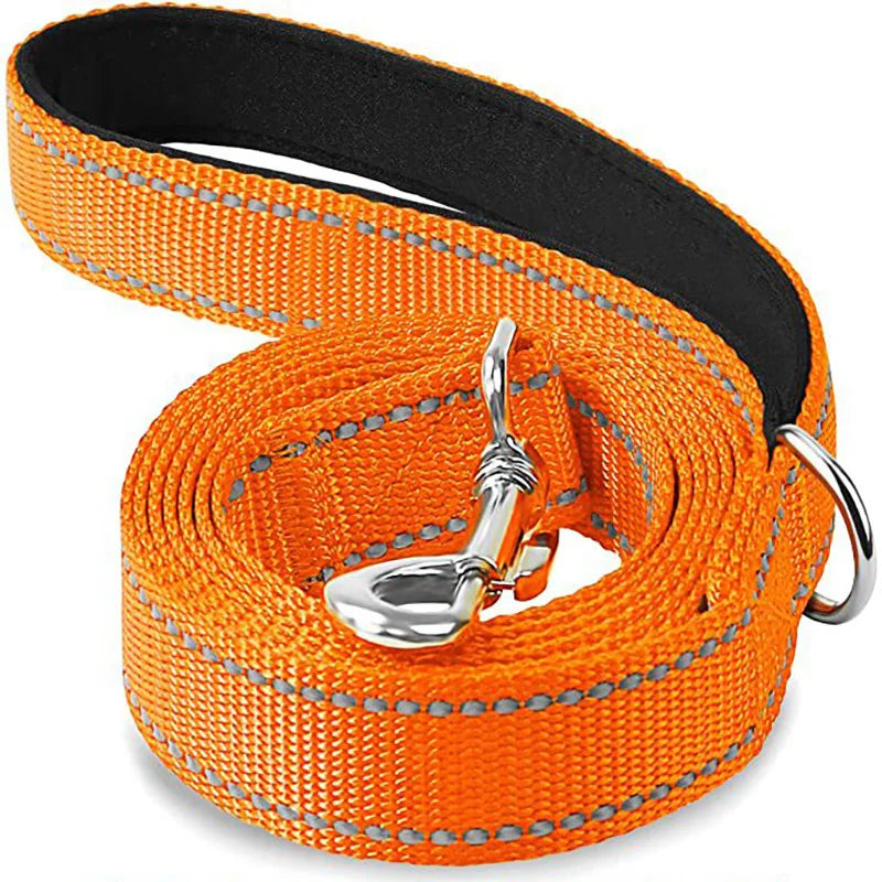 Durable Night Reflection Dog Harness and Leash Set for Safe Walks - Perfect for All Breeds