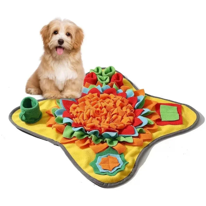 Interactive Pet Sniffing Training Mat for Dogs and Cats - Eco-Friendly, Stress Relief, and Bite Resistant Slow Food Blanket