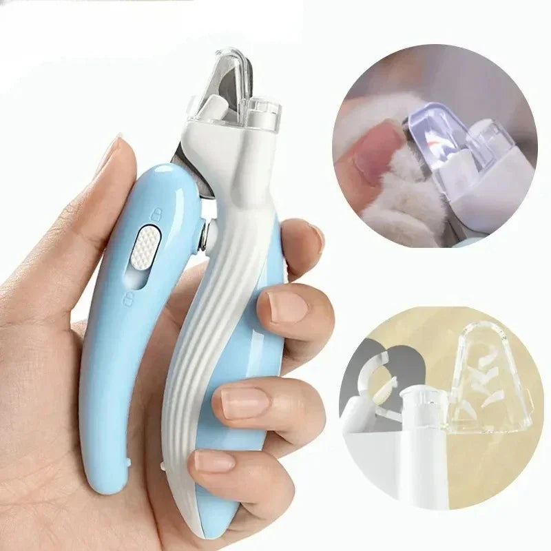 Professional LED Pet Nail Clippers: Ultimate Grooming Scissors for Dogs, Cats, and Small Animals