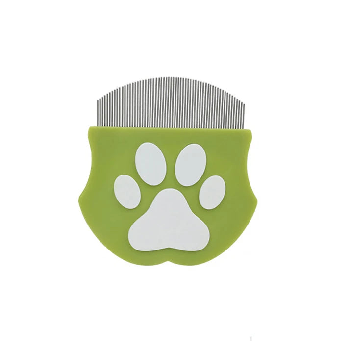 Ultimate Pet Grooming Comb - Effortlessly Remove Fleas with Our Curved Mini Brush for Dogs and Cats