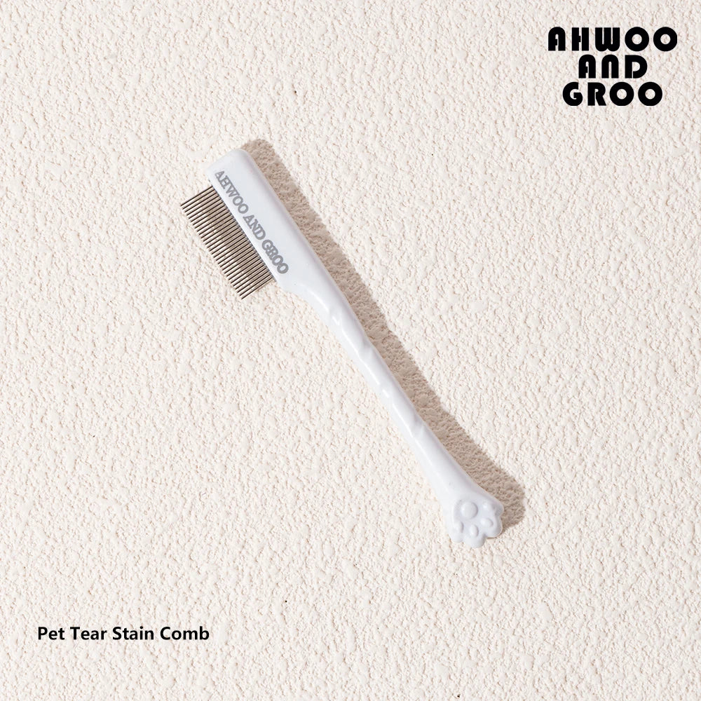 Ultimate Pet Facial Cleaning Comb Set for Tear Stains and Eye-Poop - Perfect for Dogs and Cats!