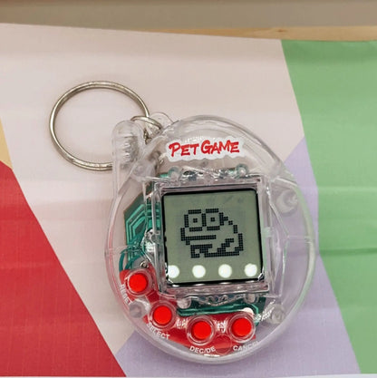 1PC Transparent Electronic Pets Tamagotchi Nostalgic 168 Pets in One Virtual Cyber Digital Nostalgic Funny Toys Pixel Funny Play