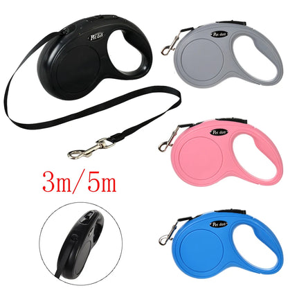 Premium Retractable Dog Leash for Small & Medium Dogs and Cats - Perfect for Walking, Hiking, and Outdoor Adventures!