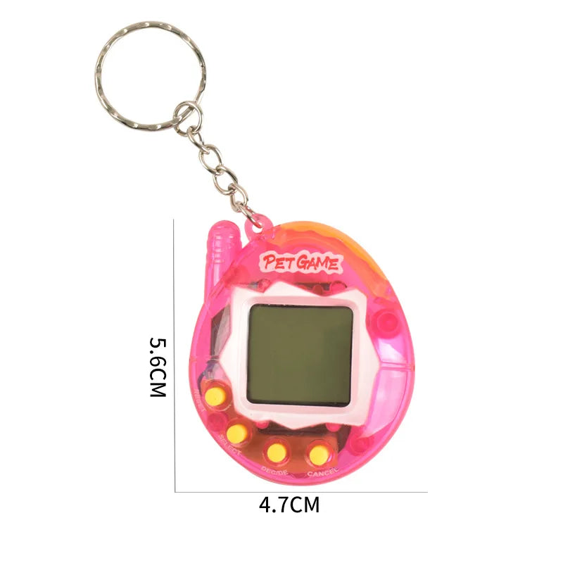 1PC Transparent Electronic Pets Tamagotchi Nostalgic 168 Pets in One Virtual Cyber Digital Nostalgic Funny Toys Pixel Funny Play