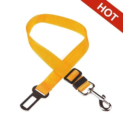 Secure Your Pet's Safety with Our Adjustable Dog and Cat Car Seat Belt - Perfect for Travel!