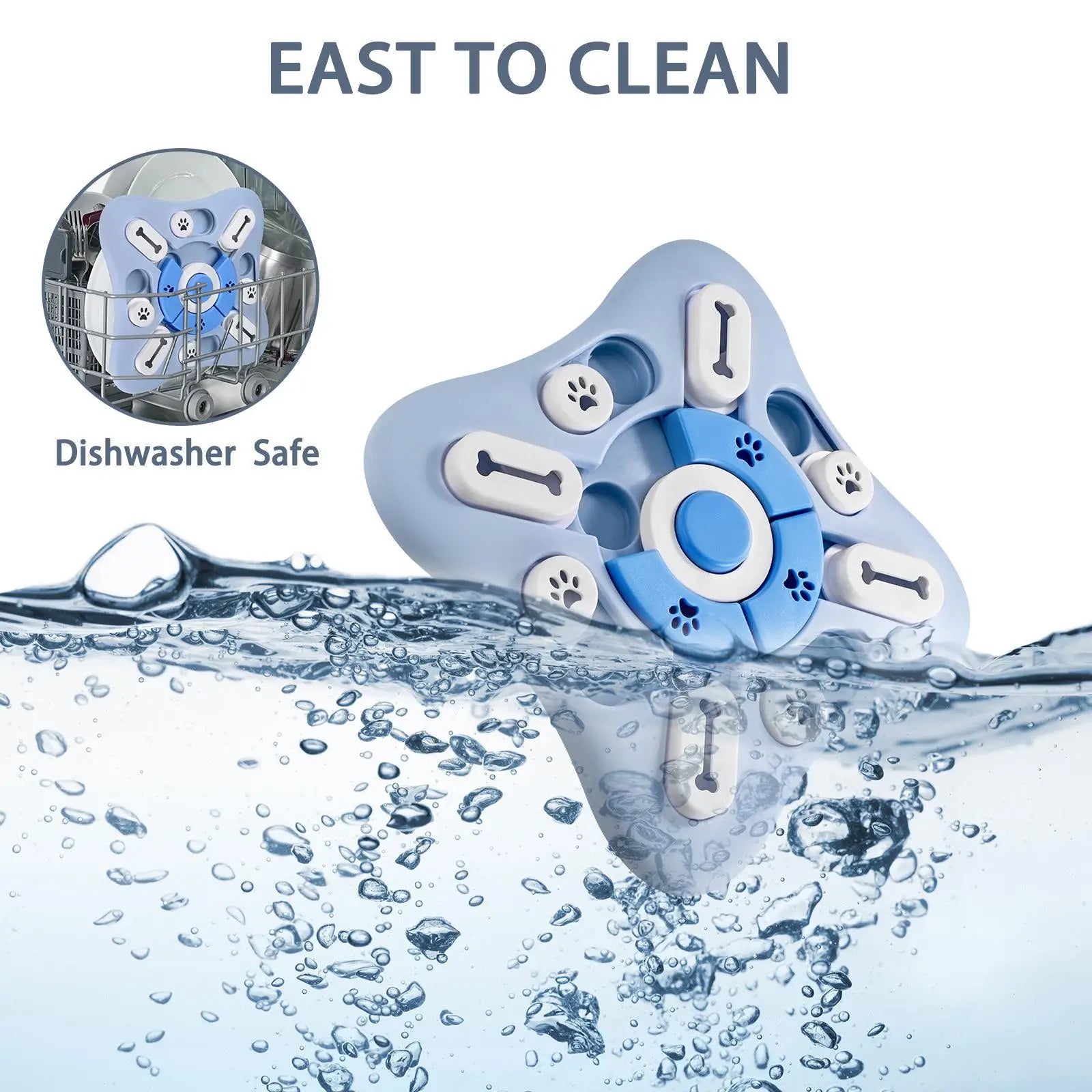 Interactive Dog Toys Slow Feeder Puzzle - Enhance Your Puppy’s IQ with Engaging Food Dispenser and Squeak Sounds