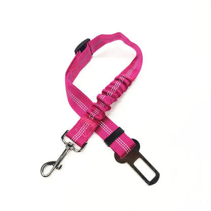 Secure Your Pet's Safety with Our Adjustable Dog and Cat Car Seat Belt - Perfect for Travel!