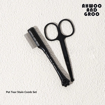 Ultimate Pet Facial Cleaning Comb Set for Tear Stains and Eye-Poop - Perfect for Dogs and Cats!