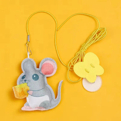 1PC Cat Hanging Cat Toy Hanging Door Elastic Rope Cat Stick Feather Pet Supplies for Cats and Dogs