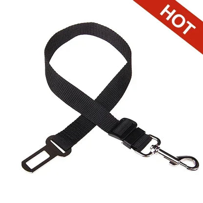 Secure Your Pet's Safety with Our Adjustable Dog and Cat Car Seat Belt - Perfect for Travel!