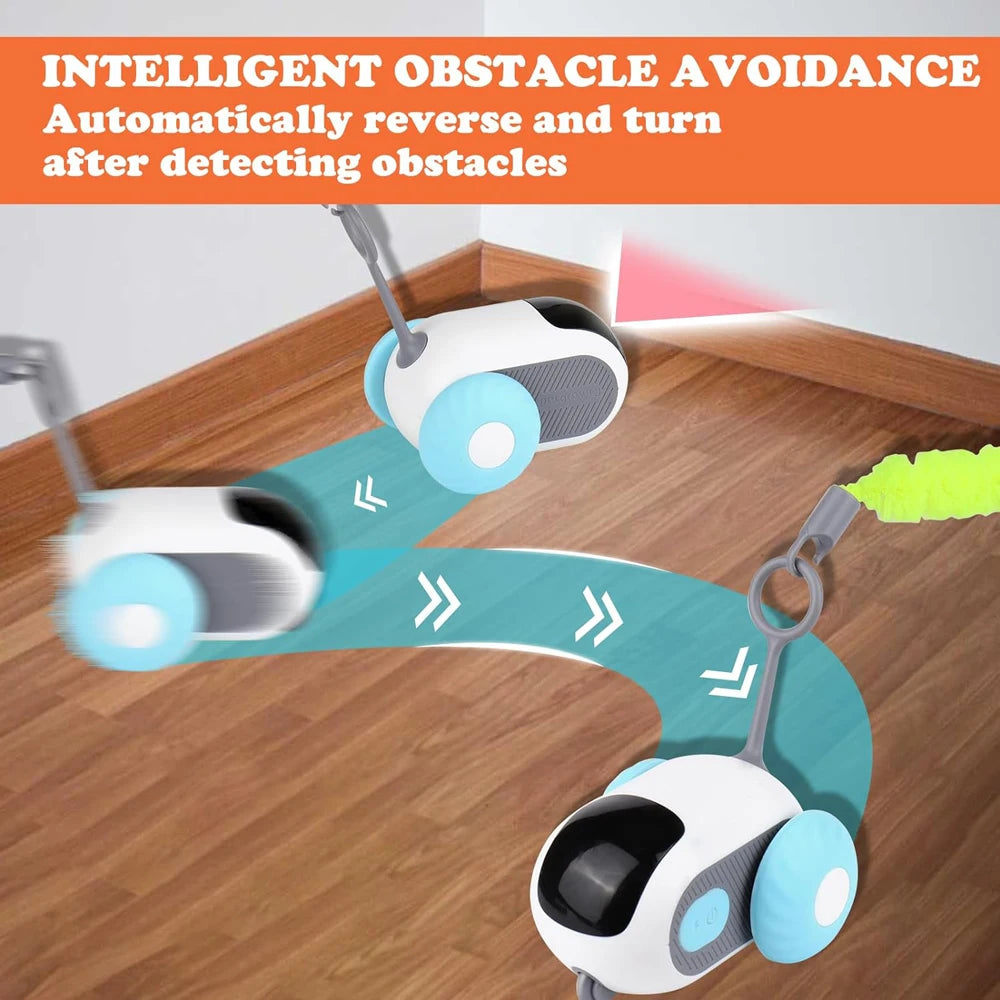 Interactive Smart Cat Toy Car - 2 Modes Remote Control for Engaging Play and Training