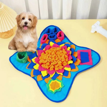 Interactive Pet Sniffing Training Mat for Dogs and Cats - Eco-Friendly, Stress Relief, and Bite Resistant Slow Food Blanket