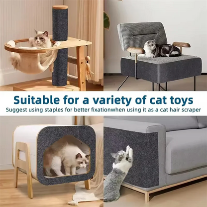Transform Your Home with Our 7-Color Cat Scratcher Sofa Protector - Trimmable Self-Adhesive Carpet for DIY Cat Scratch Mat
