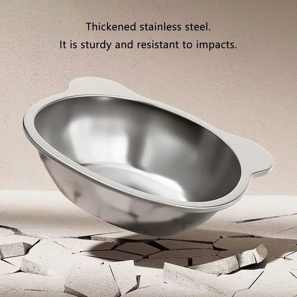 Elevate Mealtime with Our 15° Tilted Stainless Steel Cat Bowl – Perfect for Healthy Eating!