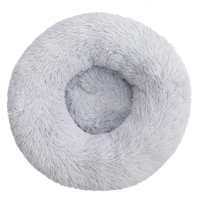 Cozy & Stylish Round Pet Bed for Large Dogs and Cats - Super Soft Plush Winter Sleeping House