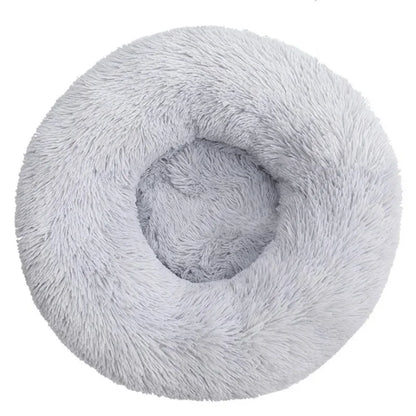 Cozy & Stylish Round Pet Bed for Large Dogs and Cats - Super Soft Plush Winter Sleeping House