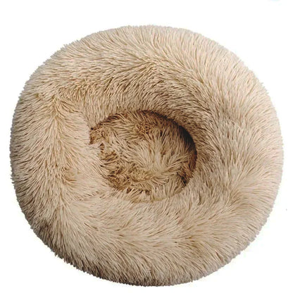 Cozy & Stylish Round Pet Bed for Large Dogs and Cats - Super Soft Plush Winter Sleeping House
