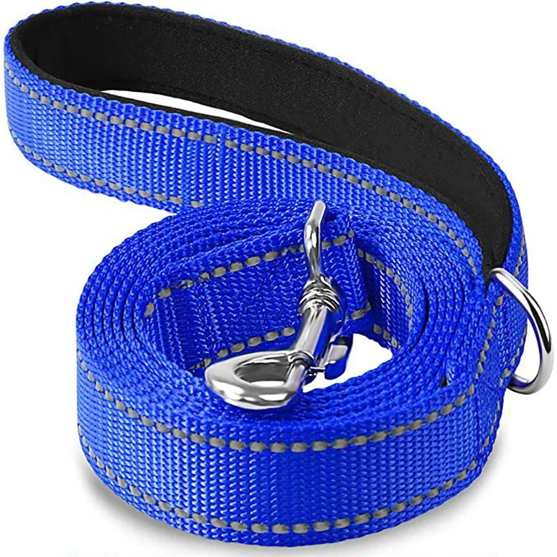 Durable Night Reflection Dog Harness and Leash Set for Safe Walks - Perfect for All Breeds