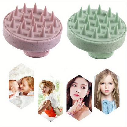 Revitalize Your Hair Care Routine with Our 1Pc Silicone Shampoo Brush - Perfect for Scalp Massage and Hair Washing!