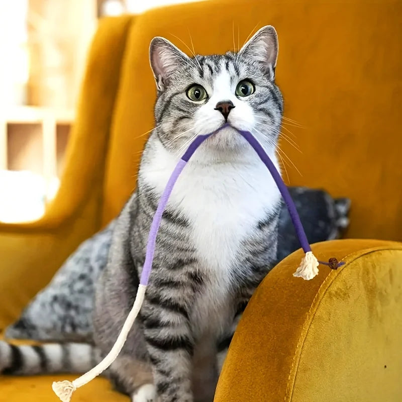 Durable Sisal Cat Bite Rope Toy - Perfect for Teething and Playtime!