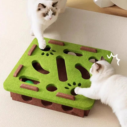 Engaging Sisal Cat Scratching Post - Interactive Toy for Indoor Cats, Perfect for Exercise and Playtime!