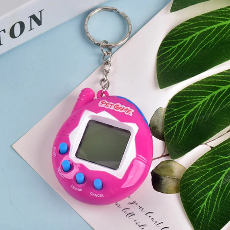 1PC Transparent Electronic Pets Tamagotchi Nostalgic 168 Pets in One Virtual Cyber Digital Nostalgic Funny Toys Pixel Funny Play