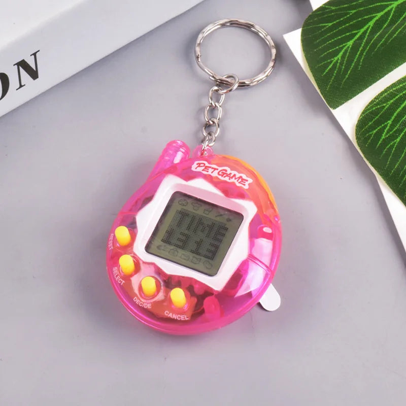 1PC Transparent Electronic Pets Tamagotchi Nostalgic 168 Pets in One Virtual Cyber Digital Nostalgic Funny Toys Pixel Funny Play